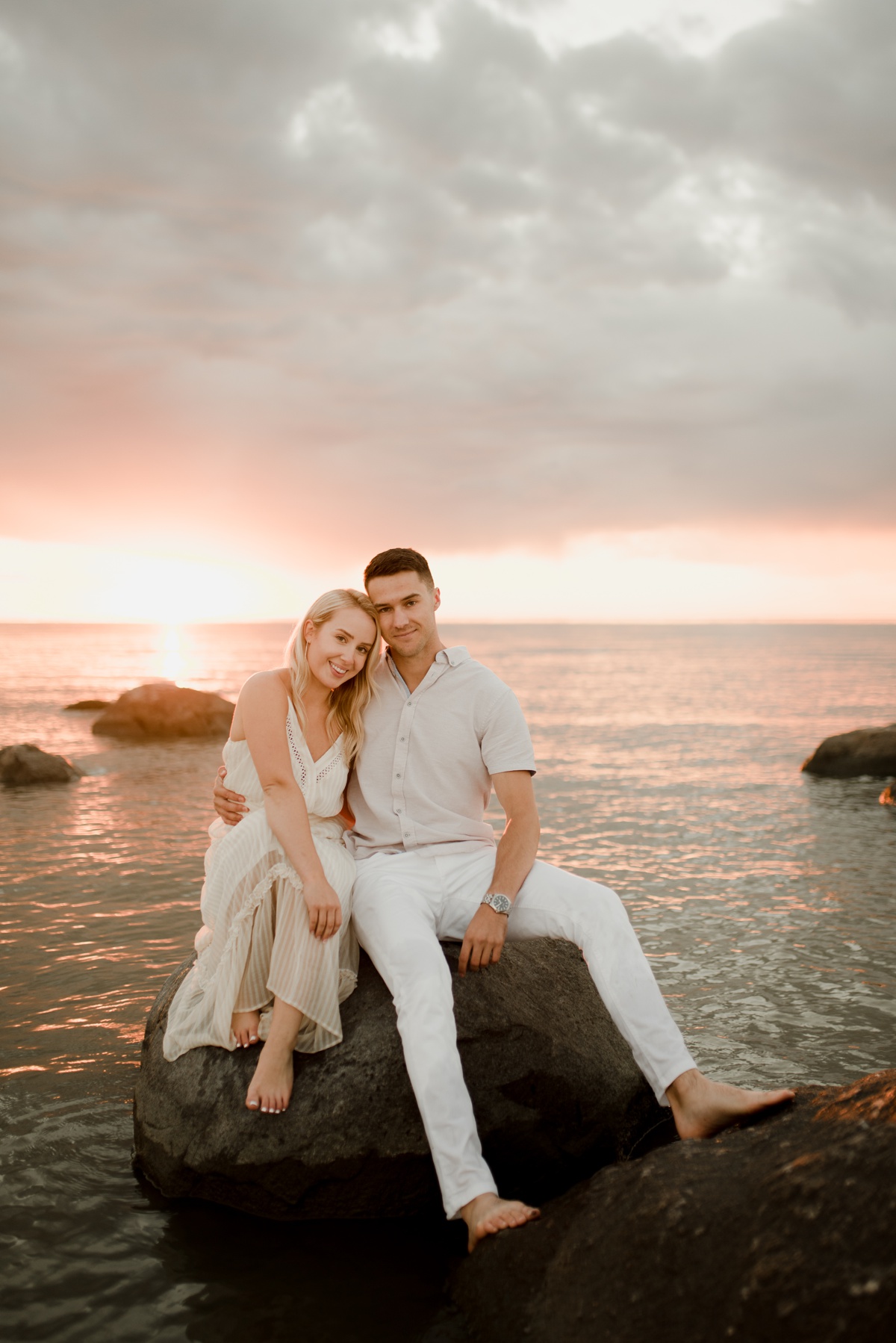 Winnipeg engagement , sunset beach engagement session by Vanessa Renae Photography, a Winnipeg and Kenora wedding photographer