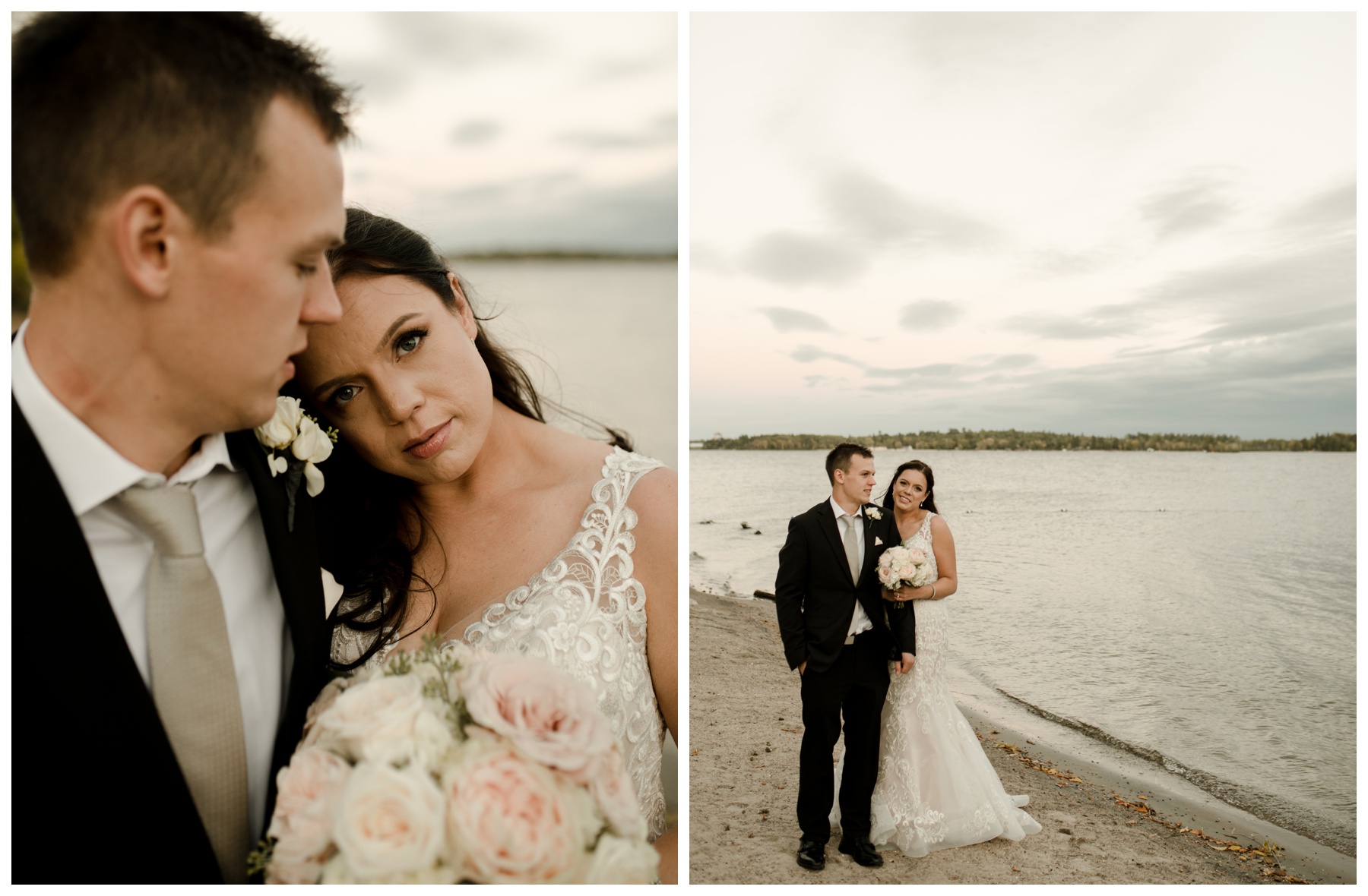 Intimate Kenora Wedding, Winnipeg Wedding Photographer, Canadian Elopement, Lakeside Wedding Canada, The Broken Paddle Kenora, Beach wedding, Vanessa Renae Photography