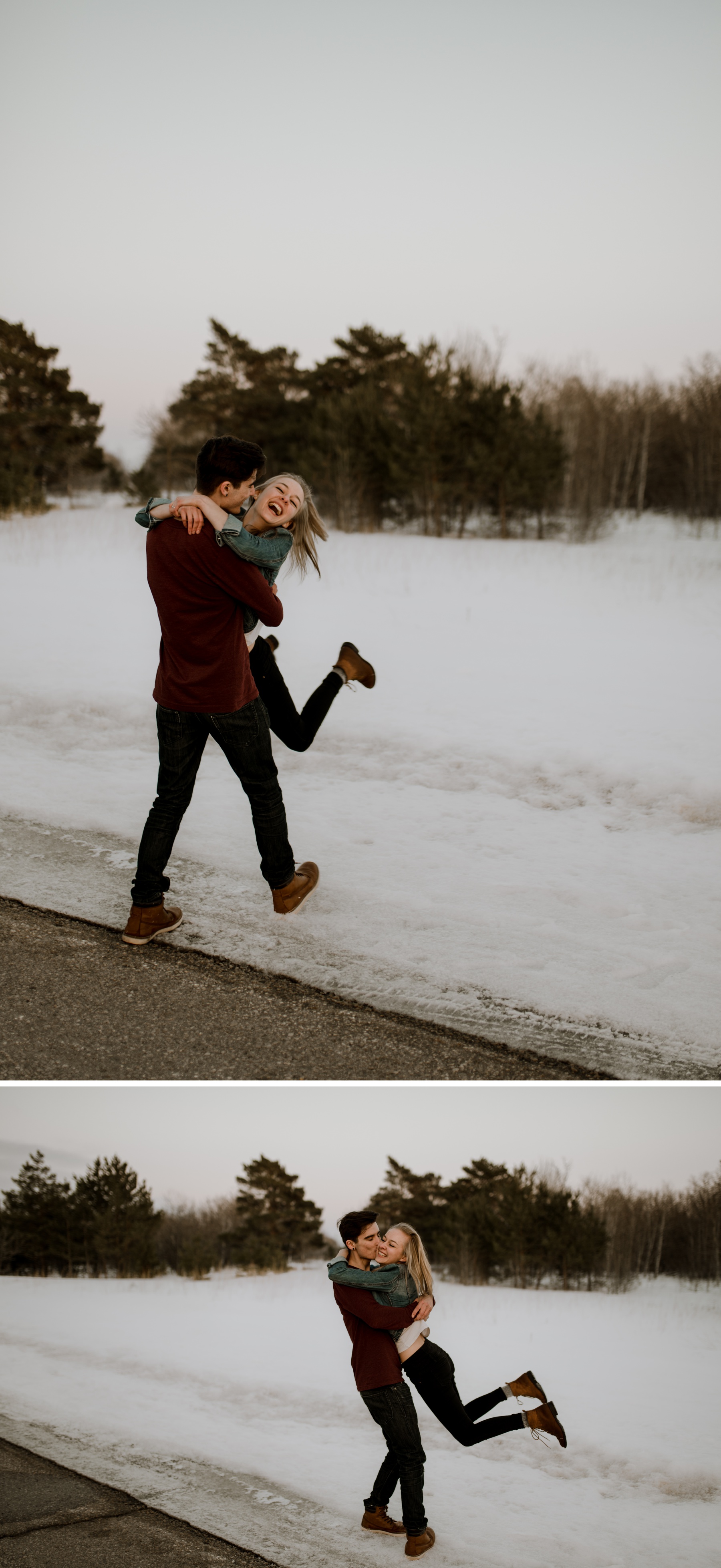 Vanessa Renae Photography, romantic winter engagement, birds hill engagement session, winnipeg wedding photographer, kenora weddings, Canadian elopement photographer, Canadian winter engagement