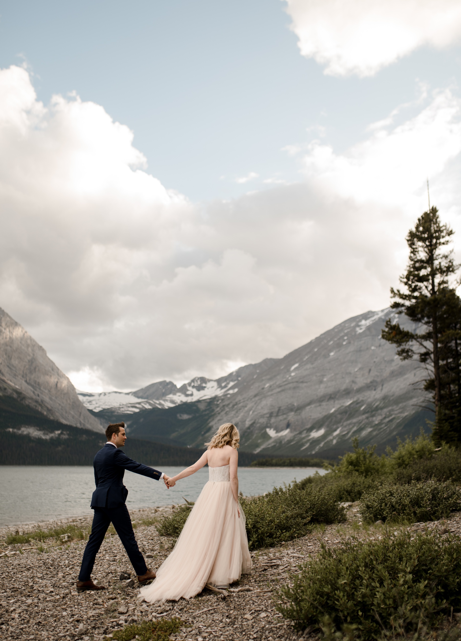 Banff wedding photographer, kananaskis Alberta adventure session