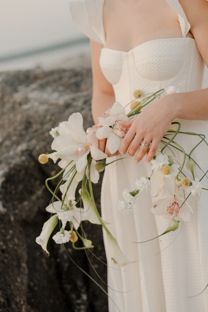 best Winnipeg elopement photographer - grand beach elopement - Vanessa Renae Photography - Winnipeg anniversary session - Alena Leena dress - beach bridal session